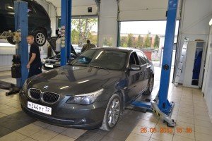 Выявление проблем рулевой рейки BMW Е63 с активным рулем