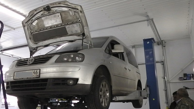 Диагностика рулевой рейки VW Caddy